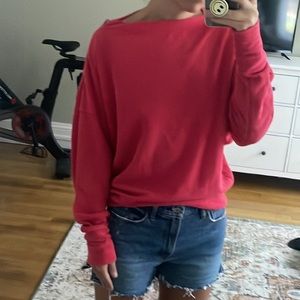 We the Free Nikala Zip Shoulder Top